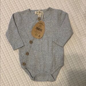 Rabbit Bear Gray Bodysuit